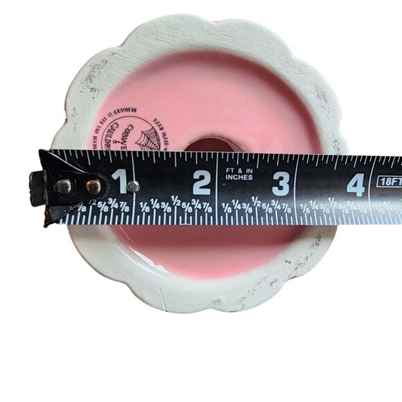 Pink Halloween Ghost Girl W/Candy & Bow Glass Candy jar/Treat Jar NWT Viral - Picture 10 of 10